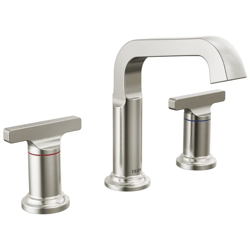 Delta 35587-SS-PR-DST Lavatory Faucet Tetra Widespread 4-16 Inch Spread 1.2 Gallons per Minute