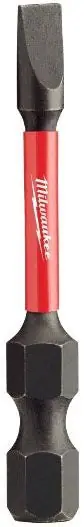 Milwaukee 48-32-4916 Shockwave Power Impact Screwdriver Bit 1/4 inches x 2 inches