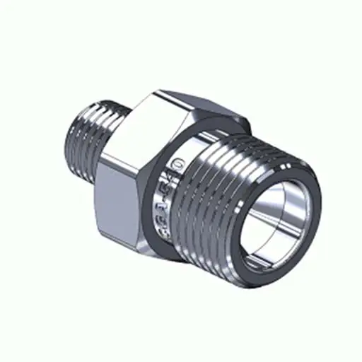 Western Enterprises M24-4 Hose Adapter 200 psi 1/8 inch NPT Male 9/16 inch - 18 UNF