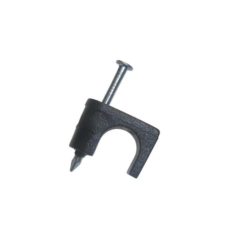 Gardner Bender PSB-165 1/4 In. Plastic Black Coaxial Staple (50-Count)