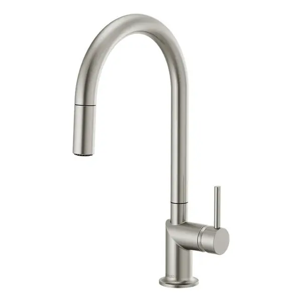 Brizo 63075LF-SLLHP Odin Single Handle Pull Down Kitchen Faucet Luxe Steel