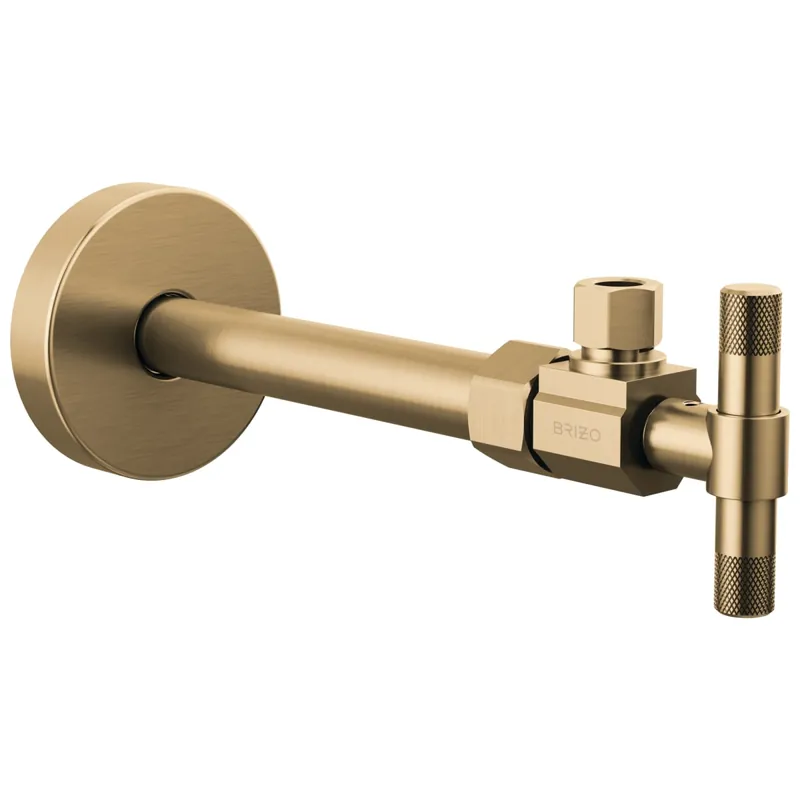 Brizo BT022205-GL Litze Angled Supply Stop Valve with Lever Handle