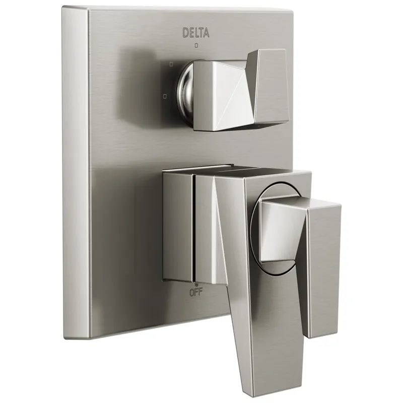 Delta T27843-SS-PR Trillian Two-Handle Monitor 17 Series Valve Trim with 3-Setting Diverter