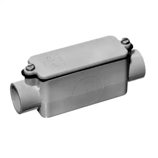Carlon E987J-CAR Type-C Conduit Body 2 Inches PVC Pack of 3