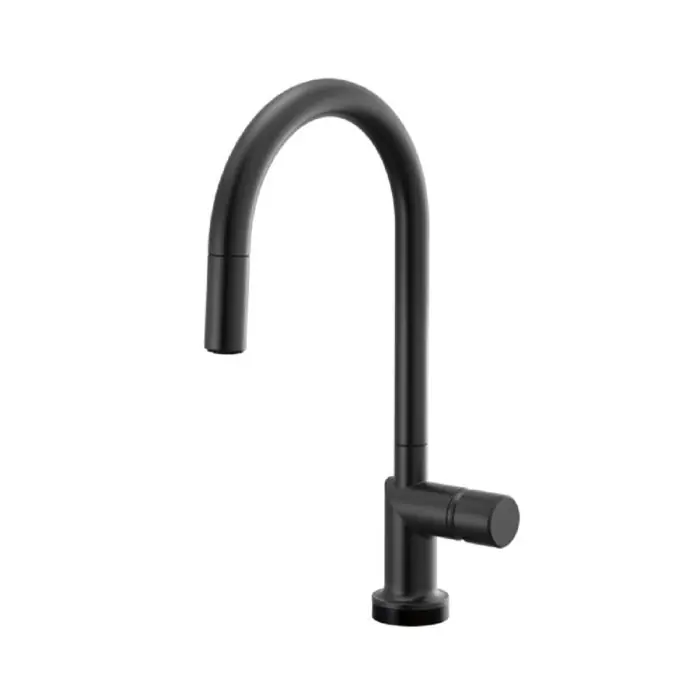 Brizo 64075LF-BLLHP Odin Single Handle Pull Down Kitchen Faucet