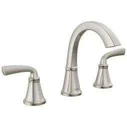Delta 35864LF-SP Lavatory Faucet Geist Widespread 6-16 Inch Spread