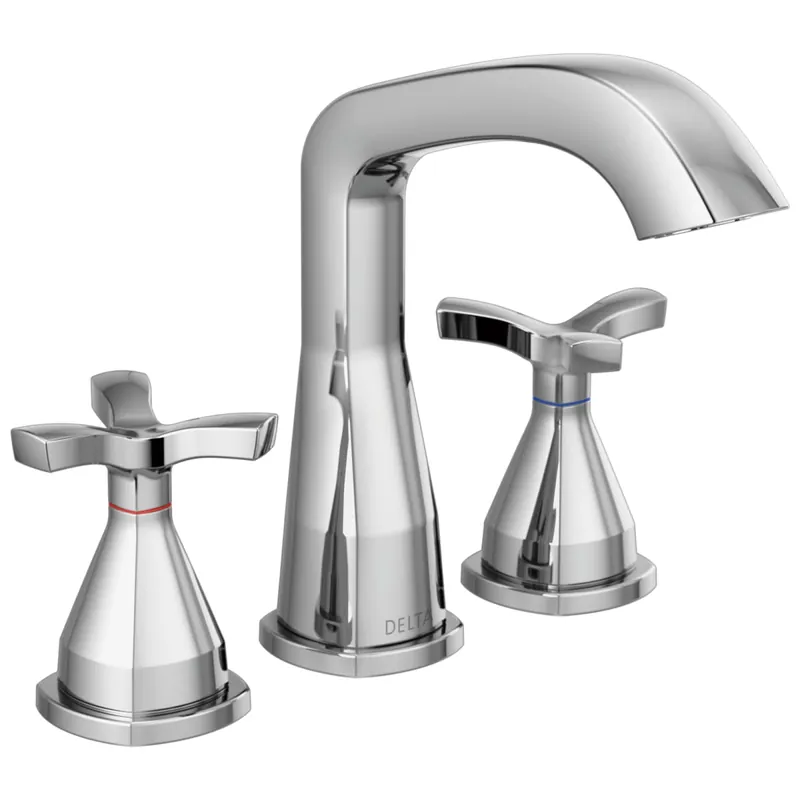 Delta 357766-MPU-DST Stryke Widespread Lavatory Faucet 8-16 Inch Spread 2 Helo Spoke ADA WaterSense 1.2 Gallons per Minute