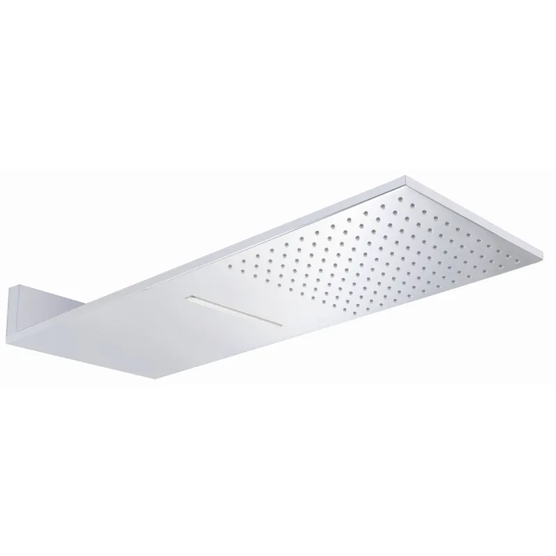 Alfi RAIN10SW-BN RAIN10SW 10 inches Wall-Mounted Square Waterfall Rain Shower Head