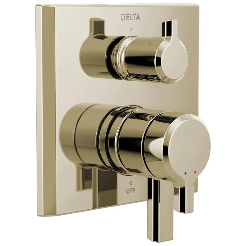 Delta T27899-PN-PR Diverter Trim Pivotal 17 Series Integrated 3 Function