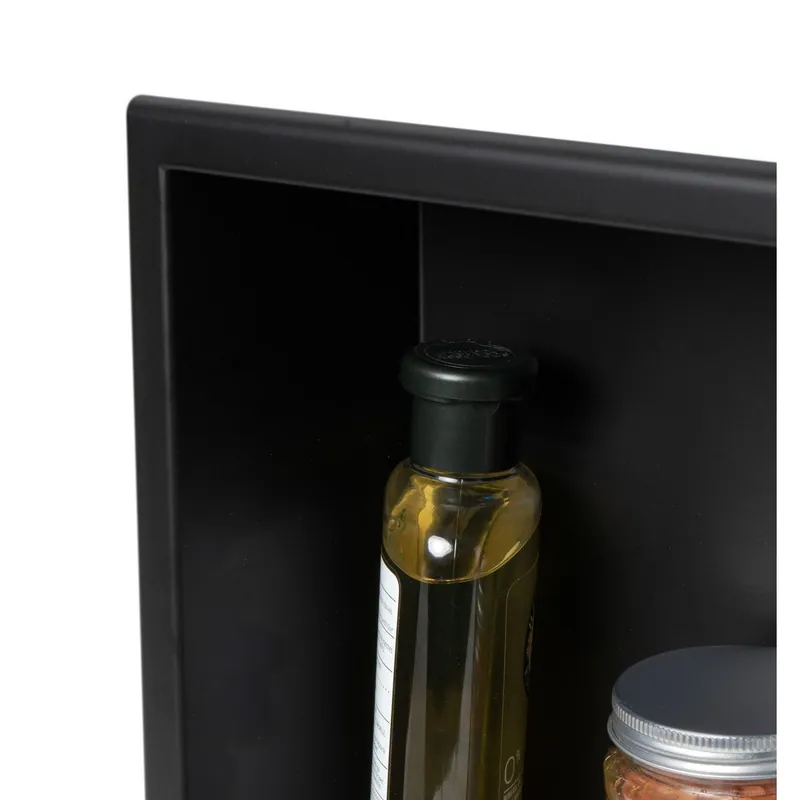 ALFI ABNC1212-BLA Shower Niche 12 inches x 12 inches
