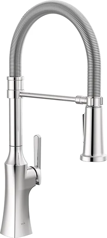DEL 18887-DST Ermelo Pro Style Commercial Kitchen Faucet with Pull-Down Sprayer
