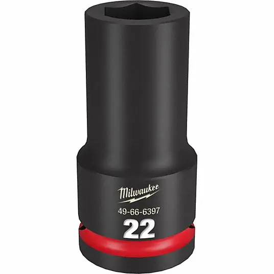 MILWAUKEE 49-66-6397 Shockwave Impact Duty 22MM Deep 6 Point Socket