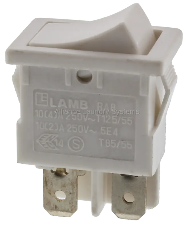 SPEED QUEEN 38424W SWITCH,ROCKER SPST MAINT.WHT ALLS38424W