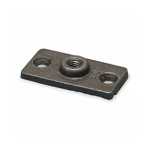 ELITEPO 365M0037CP Ceiling or Wall Rod Hanger Plate Copper