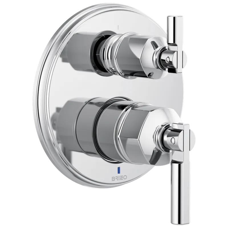 Delta T75P576-PCLHP Brizo Invari Pressure Balance Valve With Integrated 3-Function Diverter Trim - Less Handles
