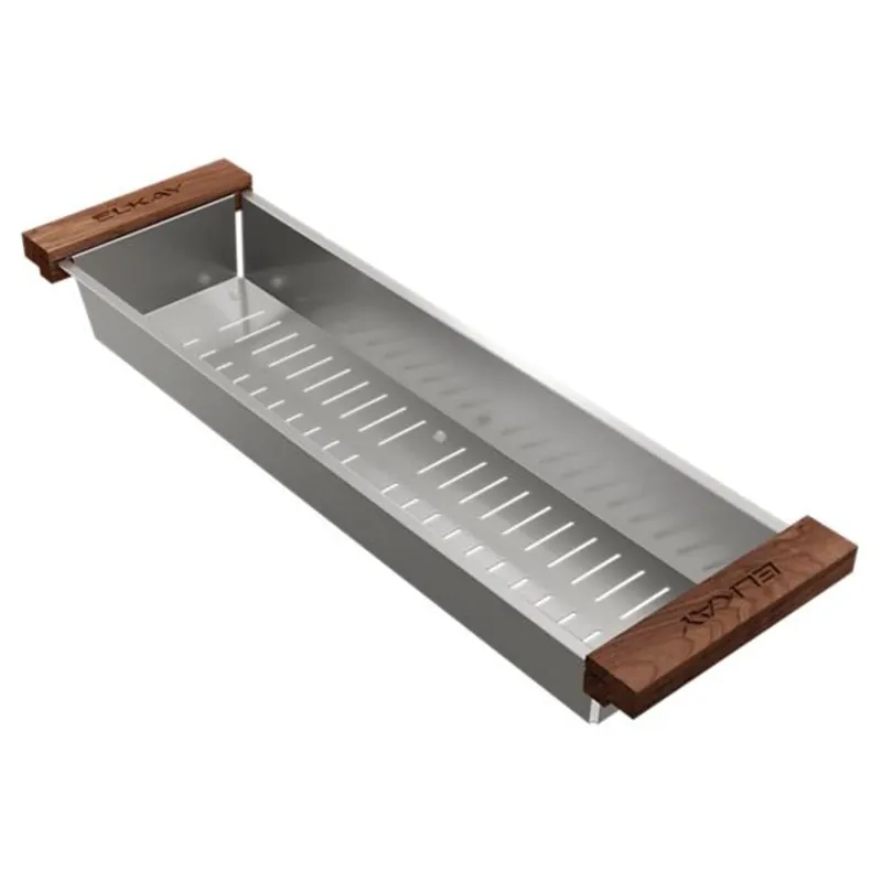 Elkay LKC0722LSS Dart Canyon Colander 6-7/16 inches x 21-1/2 inches x 2-1/2 inches