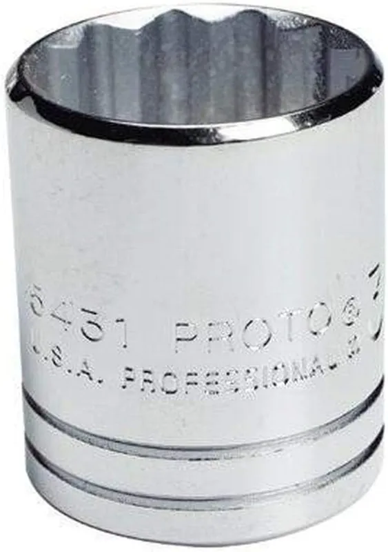 PROTO J5432 1/2-Inch Drive Socket 1-Inch 12 Point
