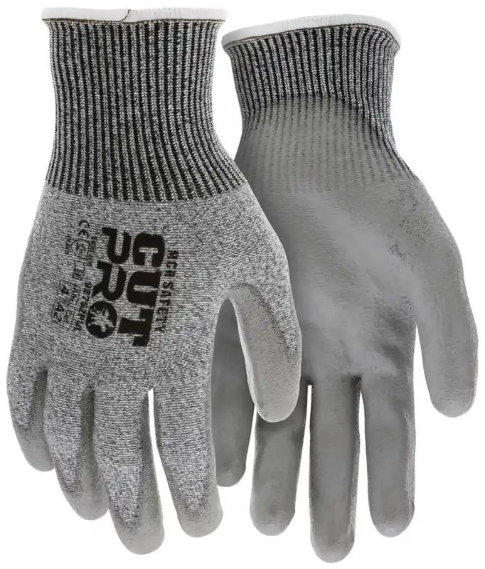 MCR Safety 92752PUXL 13ga Hppt/fiberglass Shell Pu Dip Xl
