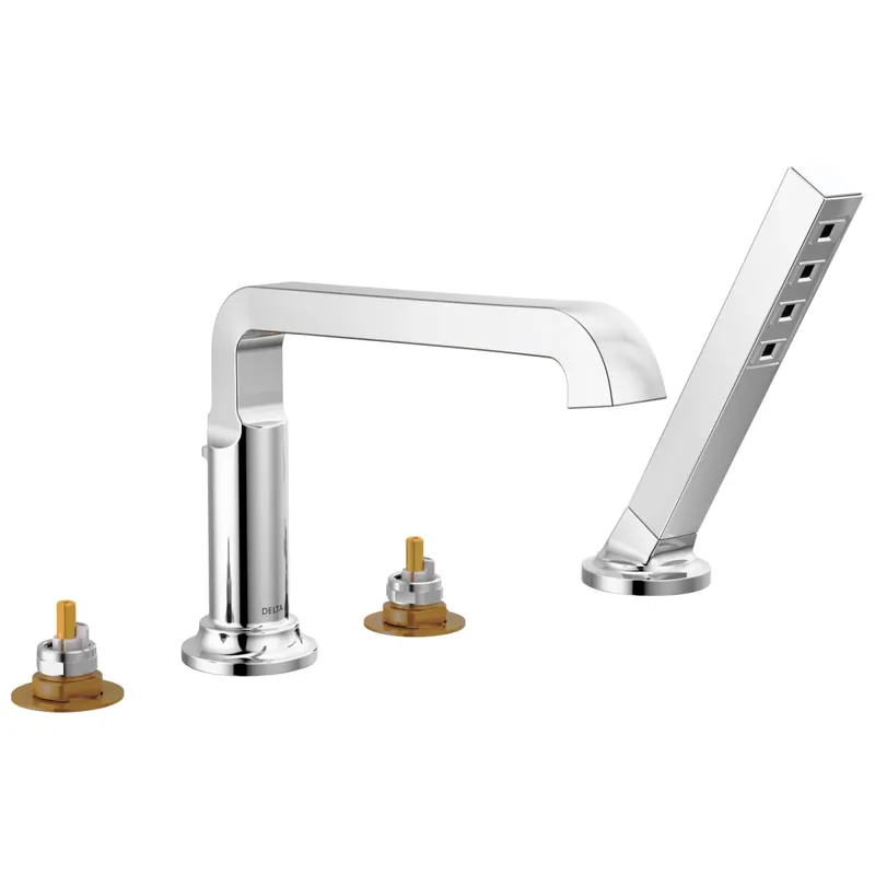 Delta T4789-PR-LHP Tetra Roman Tub Trim with Hand Shower