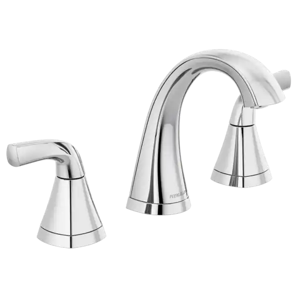 Peerless P3535LF Delta Chrome Peerless Parkwood Two Handle Widespread Lavatory Faucet