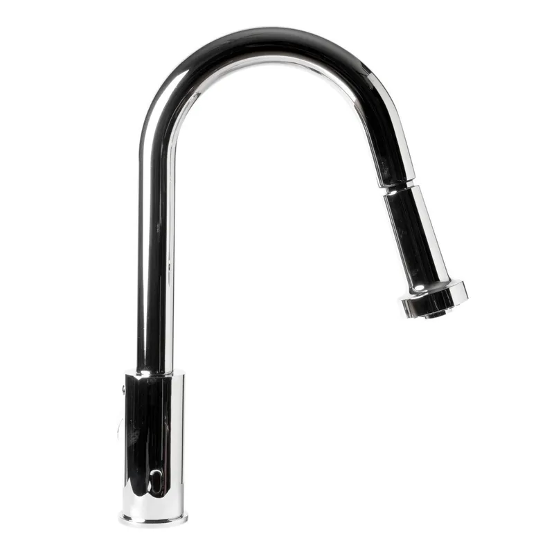 Alfi ABKF3262-PC Sensor Gooseneck Pull Down Kitchen Faucet