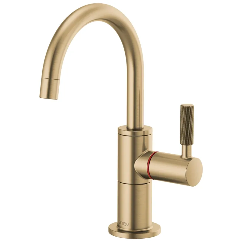 Brizo 61343LF-H-GL Litze Luxe Gold Hot Only Water Dispenser