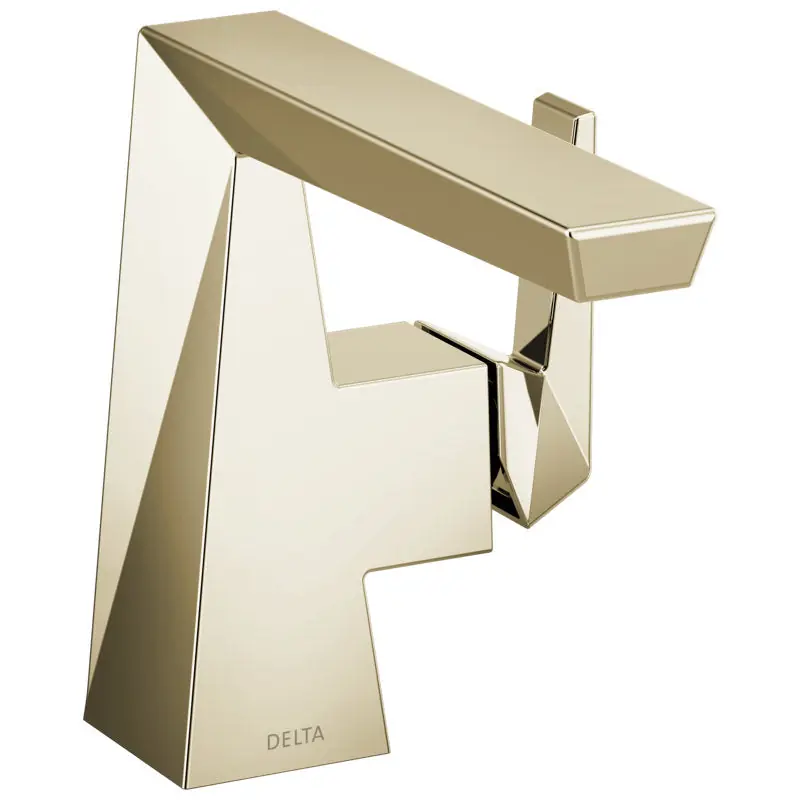 Delta 543-PNLPU-DST Trillian Single Hole Bathroom Faucet with Drain Assembly