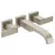 Delta T70480-BNLHP Brizo Siderna Two-Handle Wall Mount Tub Filler - Less Handles