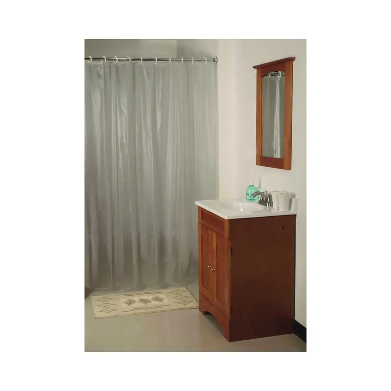 HOMEBASIX SD-MCP01-F3L Shower Curtain Vinyl First 70 inches x 72 inches
