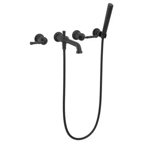 Delta T5784-BLLHP-WL Broderick Wall Mount Tub Filler Trim with Hand Shower