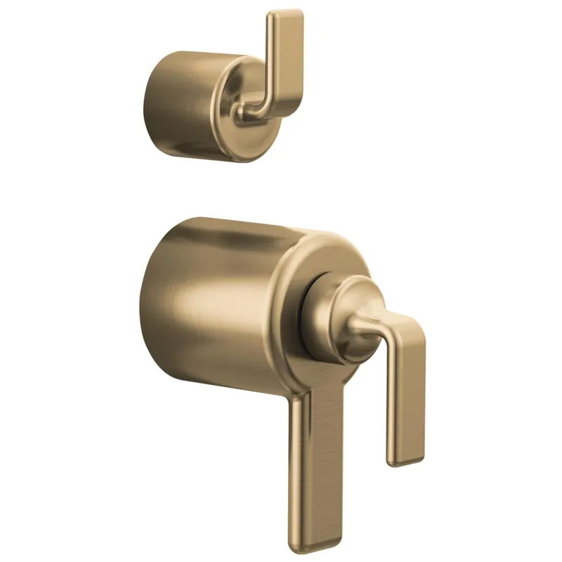 Brizo HL7567-GL Allaria TempAssure Thermostatic Valve Trim with Integrated Diverter Trim Twist Lever Handle Kit
