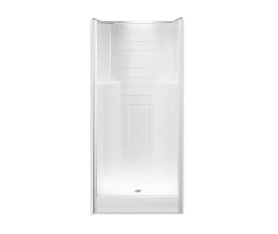 Praxis Bathware G3679SH Tile 36 x 36 AcrylX Alcove One-Piece Shower