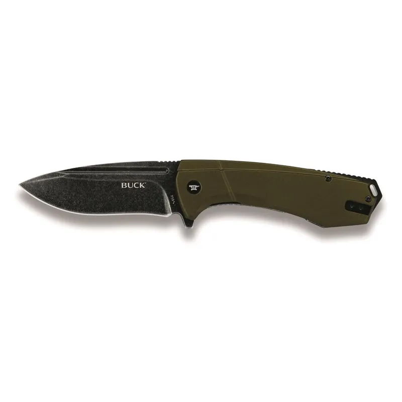 Buck Knives 0713CPS Ruckus Frame Lock Flipper Knife 3.5 inches D2 Black Stonewashed Drop Point Blade