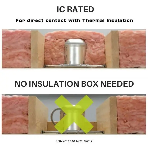 Diversitech RH4/NLED/IC/AT New Construction Can Light Housing 4 inches replacement mpn
