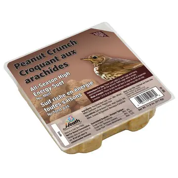 Heath Outdoor Products DD-18 Peanut Crunch Suet Cake 12-Pack