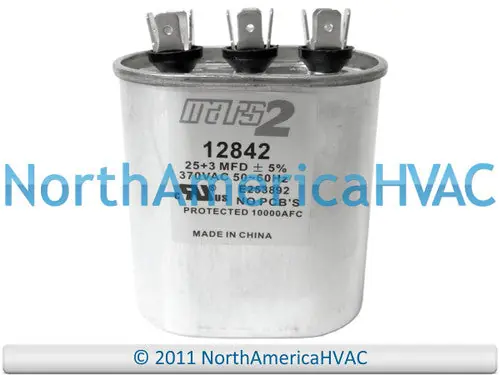MARS 12842 Dual Motor Run Capacitor