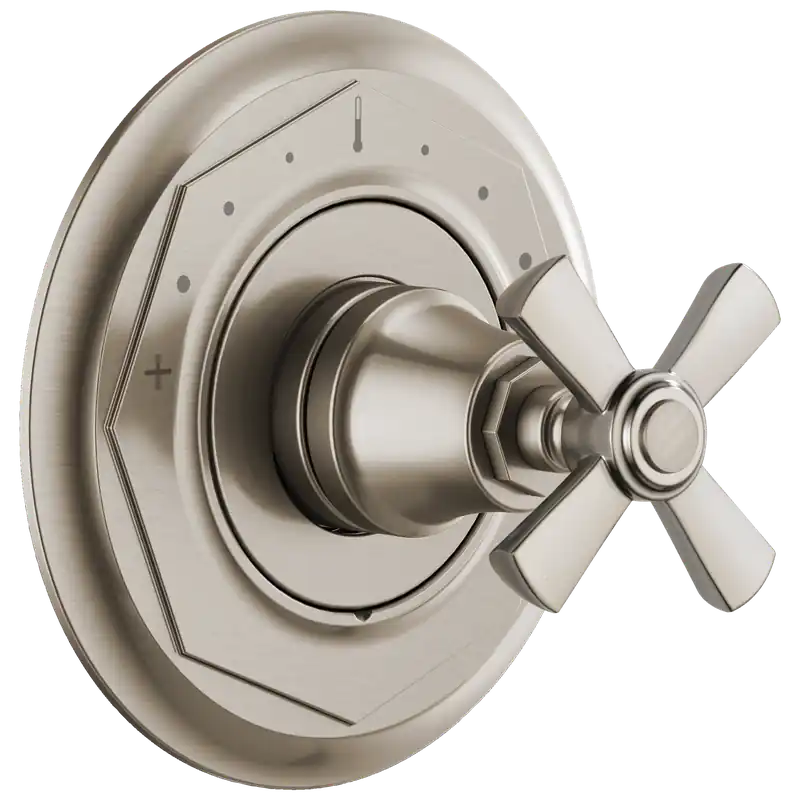 Delta T66T061-NK Brizo Rook Sensori Thermostatic Valve Trim - Cross