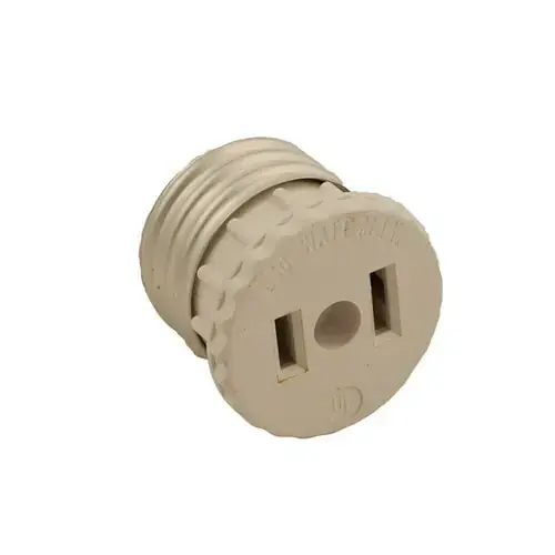 Leviton C22-00125-000 Light Socket Adapter 600W 120V (2-Pack)