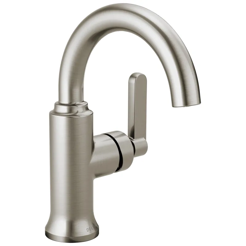 Delta 15769LF-SP Lavatory Faucet Alux Deck Mount 1 Lever ADA Spotshield Brushed Nickel