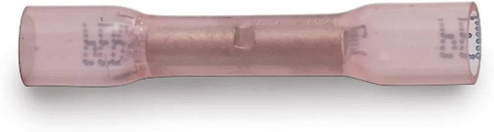 Calterm 65701 Adhesive Lined Heat Shrink Butt Splice Connectors 22-18 Gauge Wire (AWG) 10 Pk.