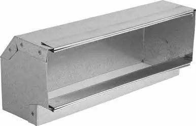 Southwark Metal 12X3-120 Ws16 - 3-1/4 inchesx12 inches Wallstack Vertical 90 Degree Elbow - 120