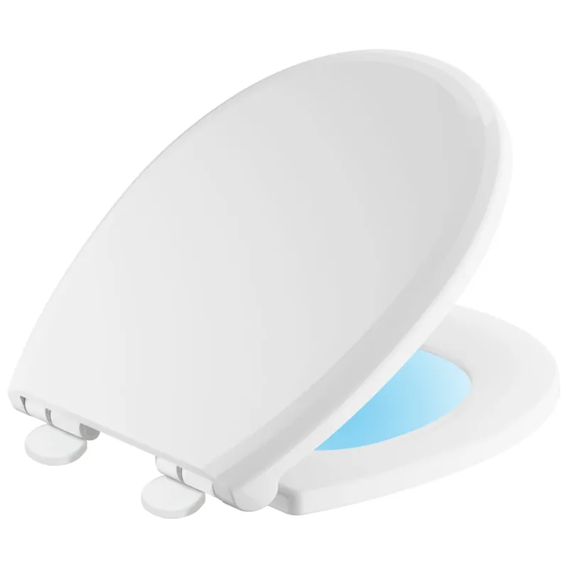 Delta 803902-N-WH Sanborne Round Front Slow-Close Quick-Release Nightlight Seat