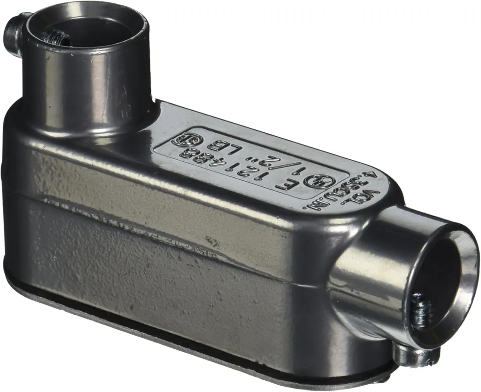 Halex 58705 Electrical Metallic Tube (EMT) Type LB Set-Screw Conduit Body 1/2 in.