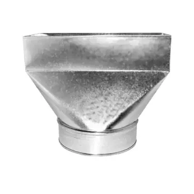 GRAY METAL PRODUCTS 27R6127 Straight Register Boot 6 inchesX12 inchesX7 inches 110R