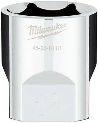 Milwaukee 45-34-9110 1-1/8 in. X 1/2 in. drive SAE 6 Point Standard Deep Socket
