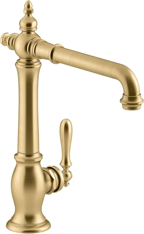 KOHLER 99266-2MB Artifacts Single Handle Kitchen Sink Faucet with Swing Spout