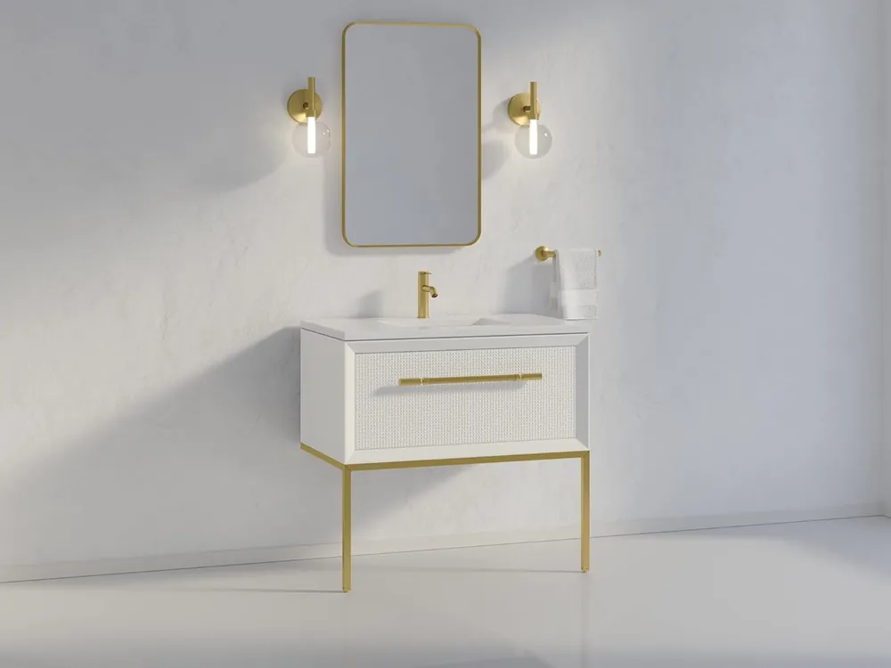 KOHLER 33562-0 Enivo Vanity Cabinet White