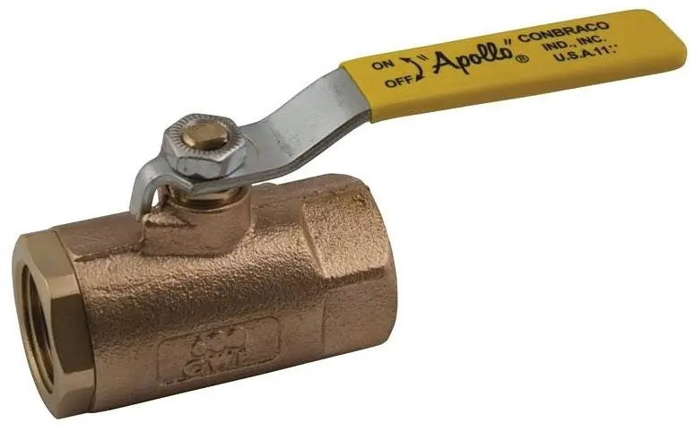 Conbraco 70-101-27 1/4 Brz Std Port Ball Valve W/Lock Lever Hdl