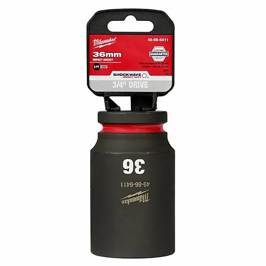 MILWAUKEE 49-66-6411 Shockwave Impact Duty 3/4 Drive 36mm Deep Socket