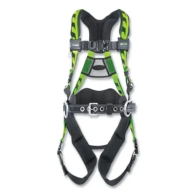 Honeywell Miller ACA-QC-BDP/UGN Aircore Con Harness W/ Lumbar Pad Univ Size Grn
